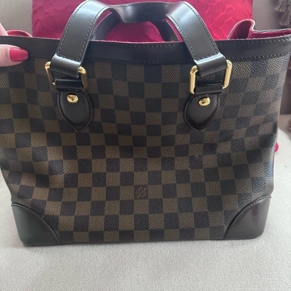 Louis Vuitton Damier Ebene Hempstead Tote Bag - Picture 4 of 9